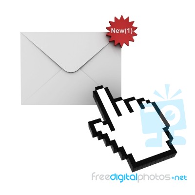 Email Notification Concept Stock Image