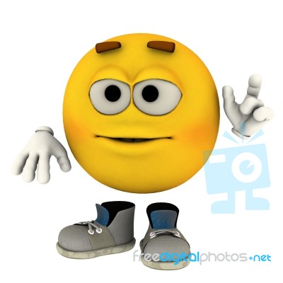 Emotiguy In Conclusion Stock Image