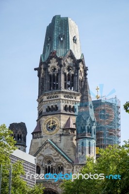 Emperor Wilhelm Memorial Church In Berlin Stock Photo