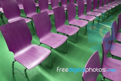 Empty Chairs Stock Photo