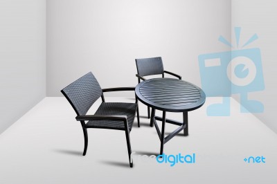 Empty Wooden Bench Stock Image Empty Wooden Bench Stock Image