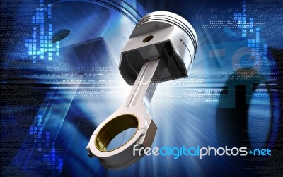 Engine Piston Stock Image