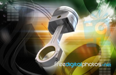 Engine Piston Stock Image