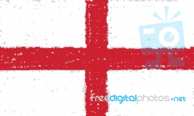 England Grunge Flag Stock Image