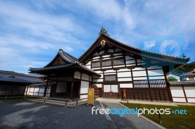 Entrance Of Golden Pavilion Or Kinkakuji Stock Photo