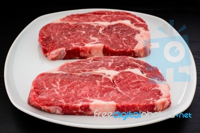 Entrecote Steaks Stock Photo