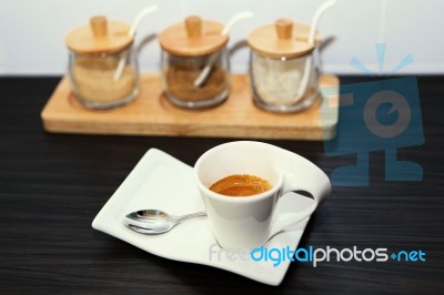 Espresso Coffee Stock Photo