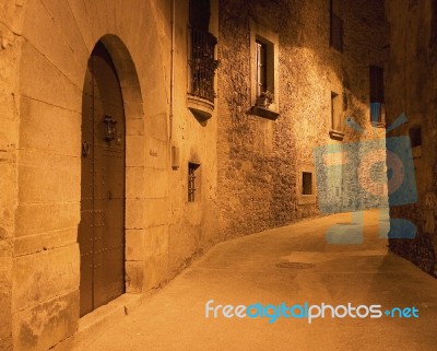 European Historic Alley Stock Photo