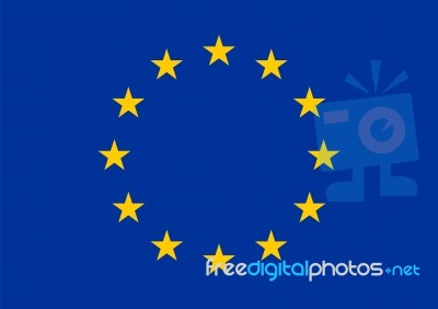 European Union Flag Stock Image