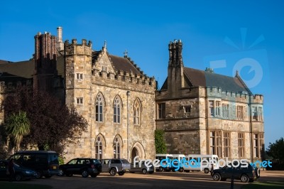 Evening Sun On Battle Abbey School Stock Photo