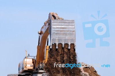 Excavator Stock Photo