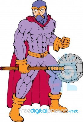 Executioner Superhero With Axe Stock Image Executioner Superhero With Axe Stock Image