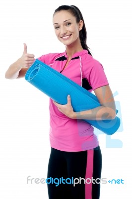 Exercise Regularly, Stay Fit! Stock Photo