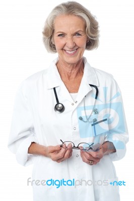 Experienced Female Medical Professional Stock Photo