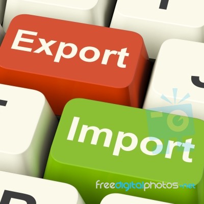 Export And Import Keys Stock Image