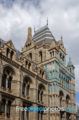 Exterior View Of The Natural History Museum In London Stock Photo