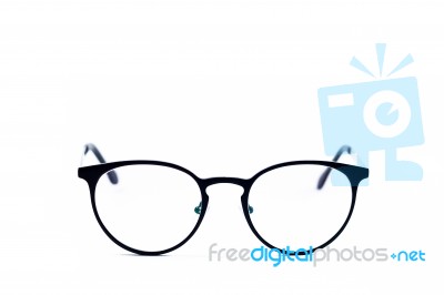 Eyeglasses Isolated On White Background Stock Photo