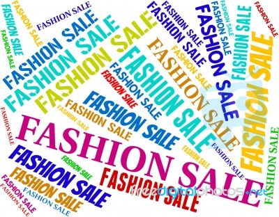 Fashion Sale Shows Discount Reduction And Stylish Stock Image Fashion Sale Shows Discount Reduction And Stylish Stock Image