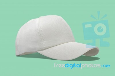 Fashion White Cap Stock Photo