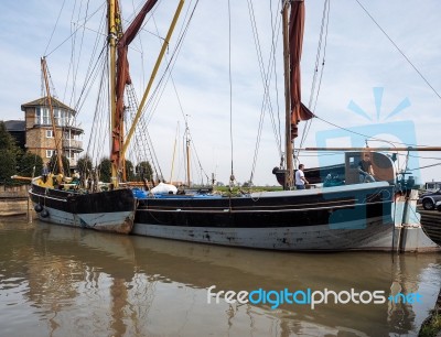 Faversham, Kent/uk - March 29 : Close Up View Of The Cambria Res… Stock Photo