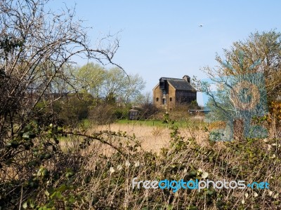 Faversham, Kent/uk - March 29 : Old United Fertiliser Building C… Stock Photo