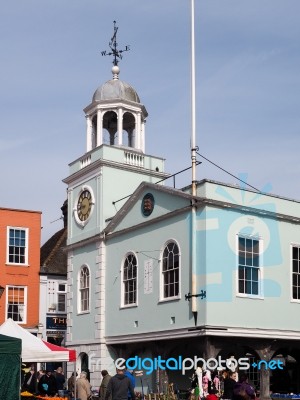 Faversham, Kent/uk - March 29 : View Of Street Market And Town H… Stock Photo