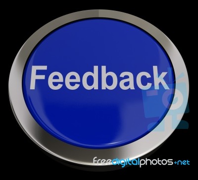 Feedback Button Stock Image