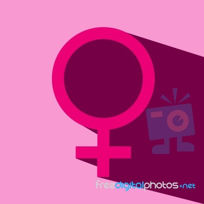 Female  Icon Stock Image