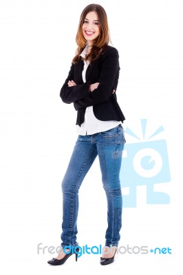 Female Standing Stock Photo