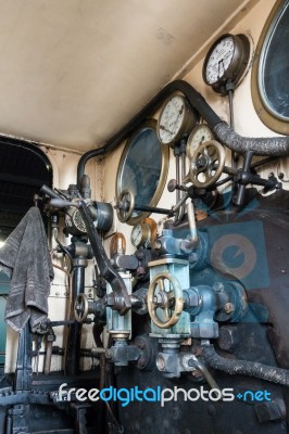 Fenchurch Steam Engine Stock Photo