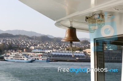 Ferry Boat Bell Stock Photo