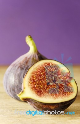 Fig And A Half Stock Photo