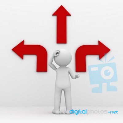 Confusing Directions Clipart