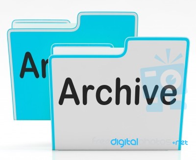 Files Archive Shows Library Storage And Archives Stock Image