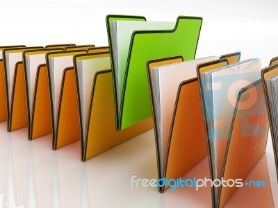 Files Meaning Organizing And Paperwork Stock Image