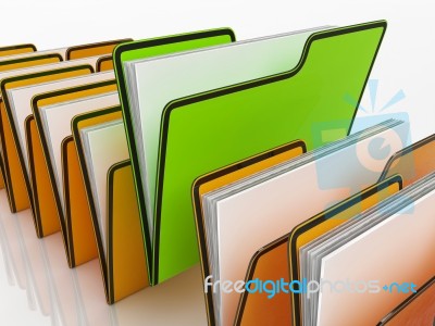 Files Means Organizing And Paperwork Stock Image