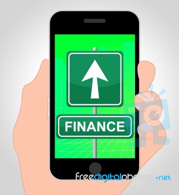 Finance Folder Represents Financial Investment 3d Illustration Stock Image