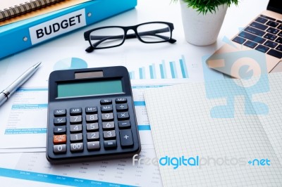 Financial And Budget Planning Concept Stock Photo