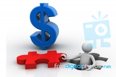 Financial Solution Stock Image