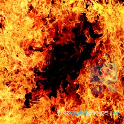 Fire Background Stock Photo