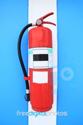 Fire Extinguisher Stock Photo