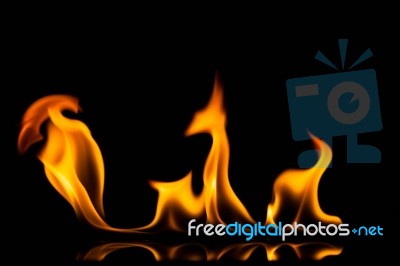 Fire Flames Stock Photo