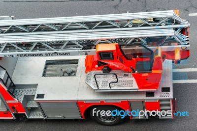Fire Ladder Stock Photo