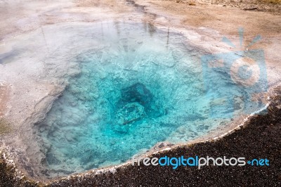 Firehole Spring Stock Photo