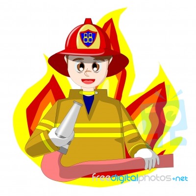 Fireman Stock Image