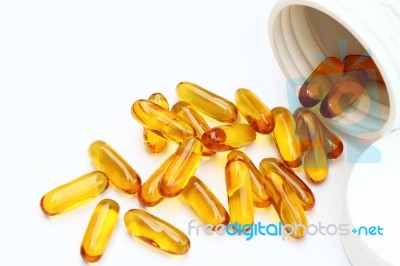 Fish Oils Stock Photo