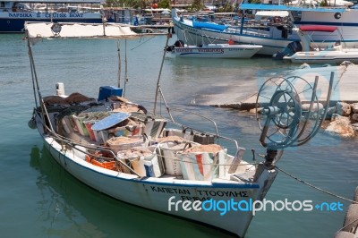 Fishing Boat In The Harbour At Latchi In Cyprus Stock Photo Fishing Boat In The Harbour At Latchi In Cyprus Stock Photo
