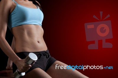 Fit Woman Stock Photo