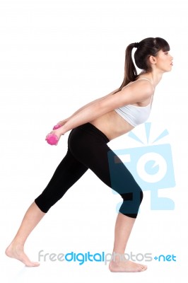 Fitness Exercises Stock Photo