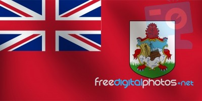 Flag Of Bermuda -  Illustration Stock Image